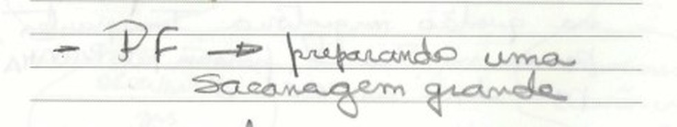 agenda Heleno — Foto: Reprodução