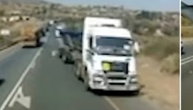 Imagens do painel do caminhão flagram acidente que matou 18 crianças na África do Sul