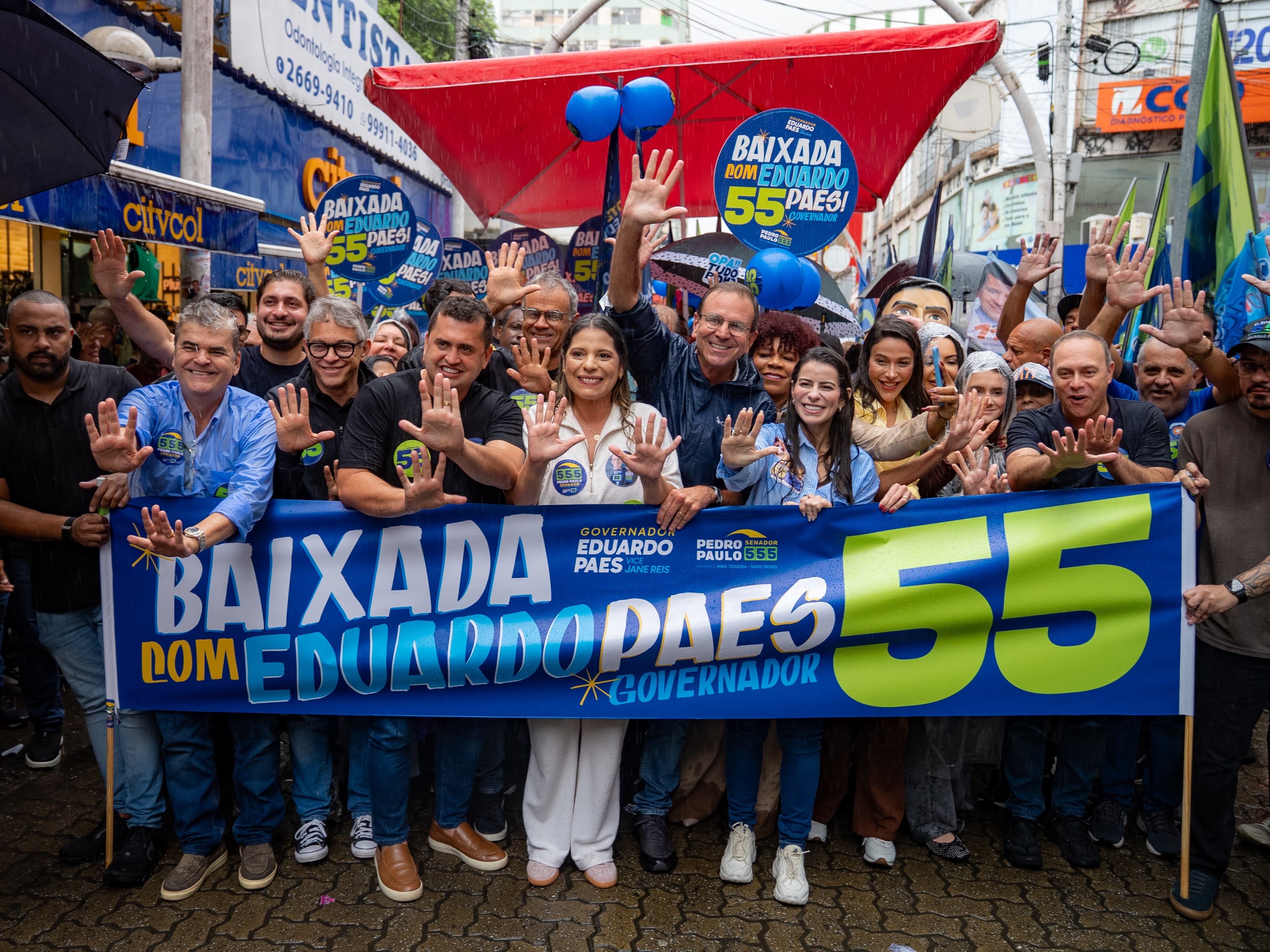 Paes perde para Ruas nos municípios da Baixada apesar de apoio de prefeitos