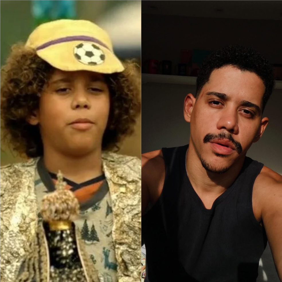 Cauê Campos — Foto: Reprodução TV Globo e Reprodução Instagram