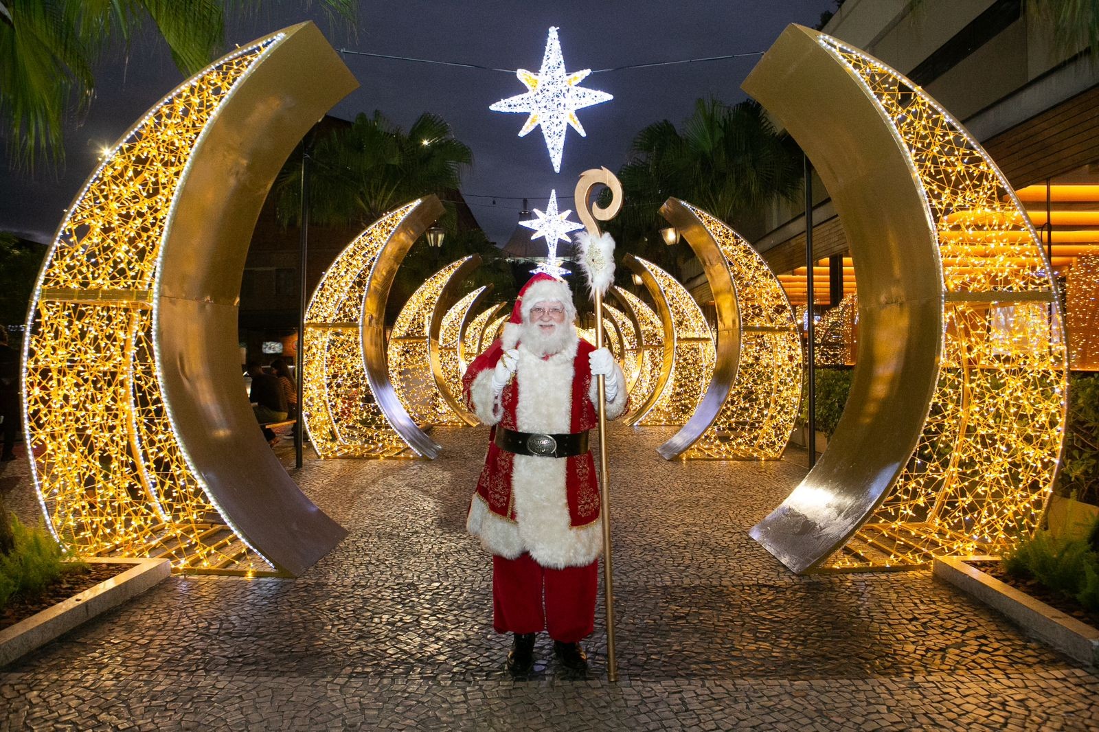 Árvores de até 14 metros, brinquedos inclusivos, tirolesa, tobogã e cascatas de luzes: veja a programação de Natal nos shoppings da Zona Norte