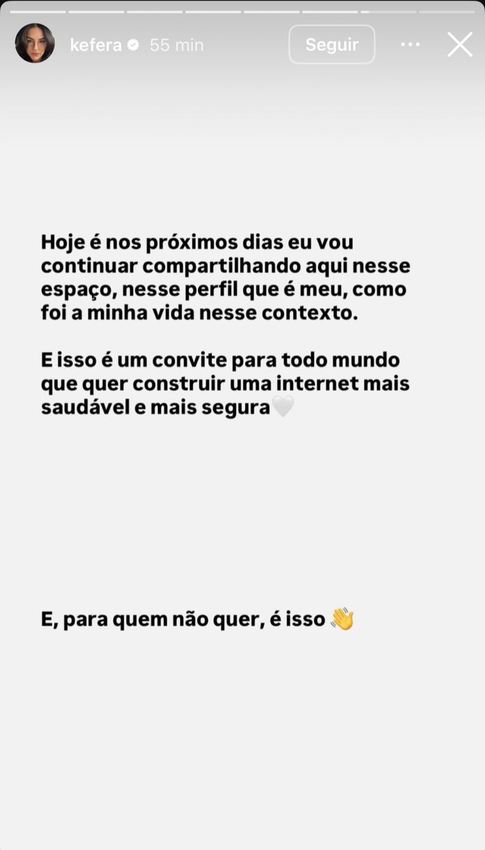Publica&ccedil;&atilde;o de K&eacute;fera no Instagram &mdash; Foto: Reprodu&ccedil;&atilde;o