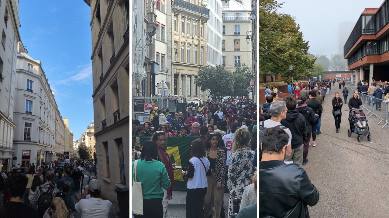 Eleições 2026: Brasileiros compartilham nas redes sociais longas filas para votar no exterior