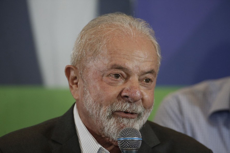 O candidato petista Luiz Inácio Lula da Silva