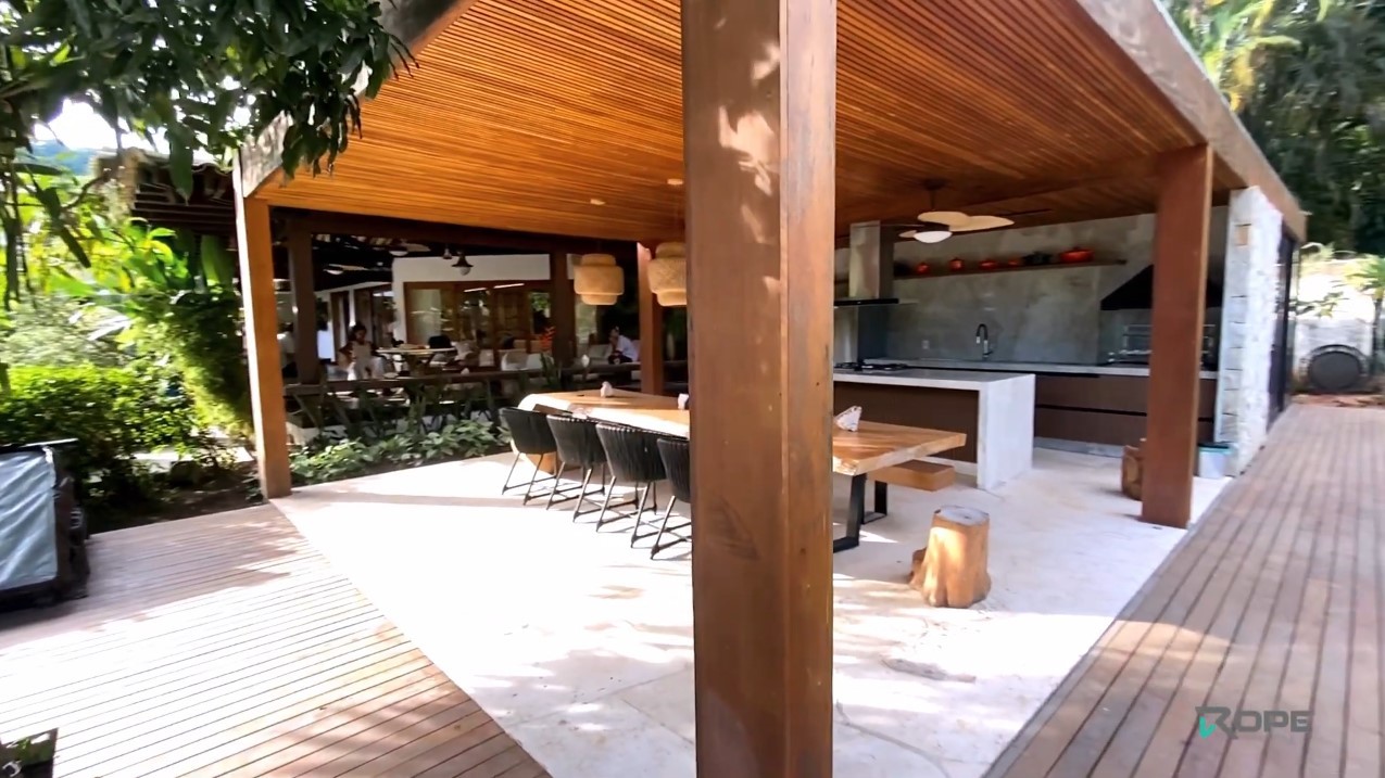 A casa de Aline Campos, no Itanhangá — Foto: Reprodução/YouTube/Rope Engenharia