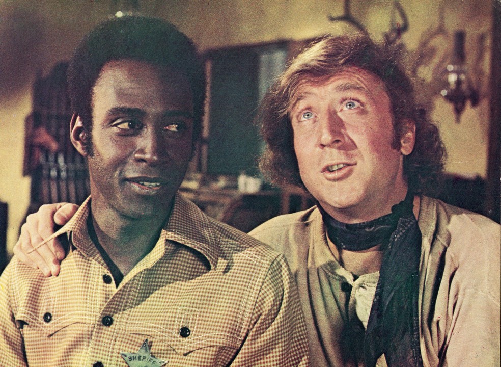 Cleavon Little e Gene Wilder em "Banzé no Oeste", de Mel Brooks — Foto: Reprodução