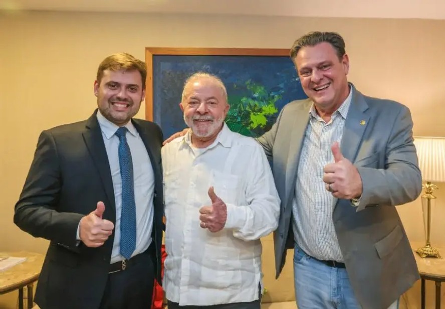Irajá Lacerda, Lula e Carlos Fávaro