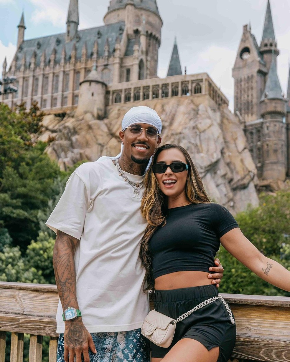 Éder e Tainá Militão — Foto: Reprodução Instagram