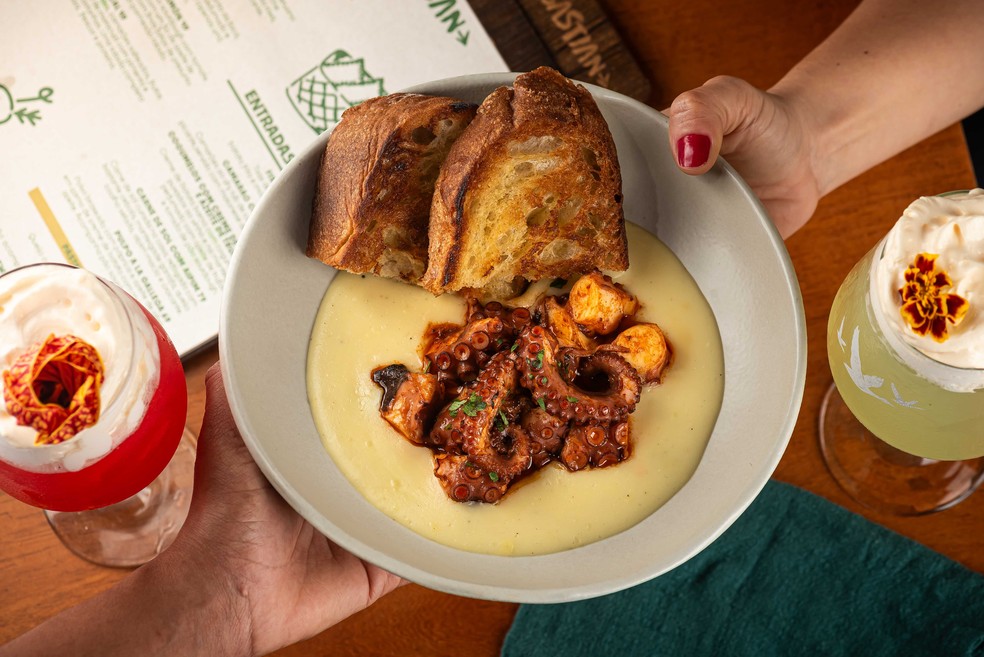 Sebastian Gastrobar: pulpo a la gallega — Foto: Divulgação