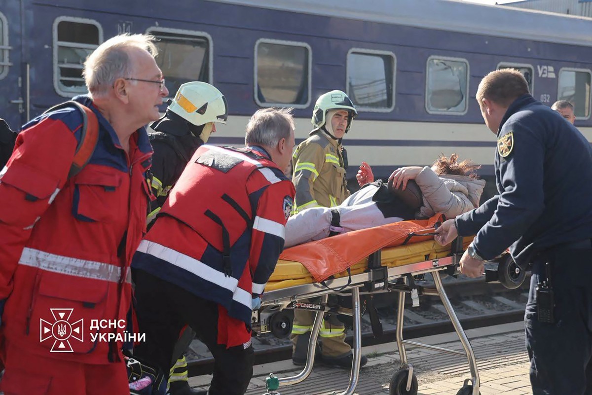 Imagem ilustrativa sobre Ataque com drone russo deixa ao menos 14 mortos em estação de trem na Ucrânia