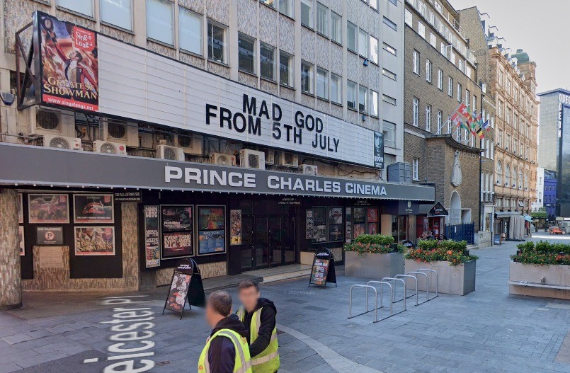 Cinema Príncipe Charles, em Londres — Foto: Reprodução/Google Street View