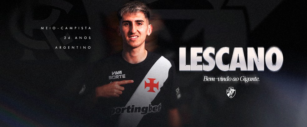 Vasco anuncia contrata��o de Lescano � Foto: Divulga��o/Vasco