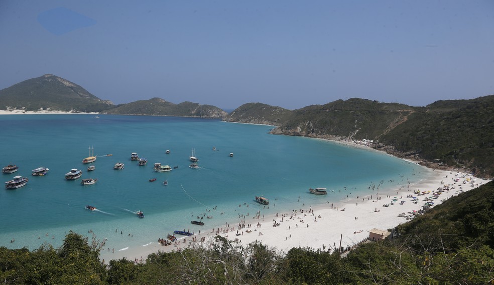 O Pontal do Atalaia, em Arraial do Cabo, na Região dos Lagos — Foto: Fabiano Rocha / Agência O Globo