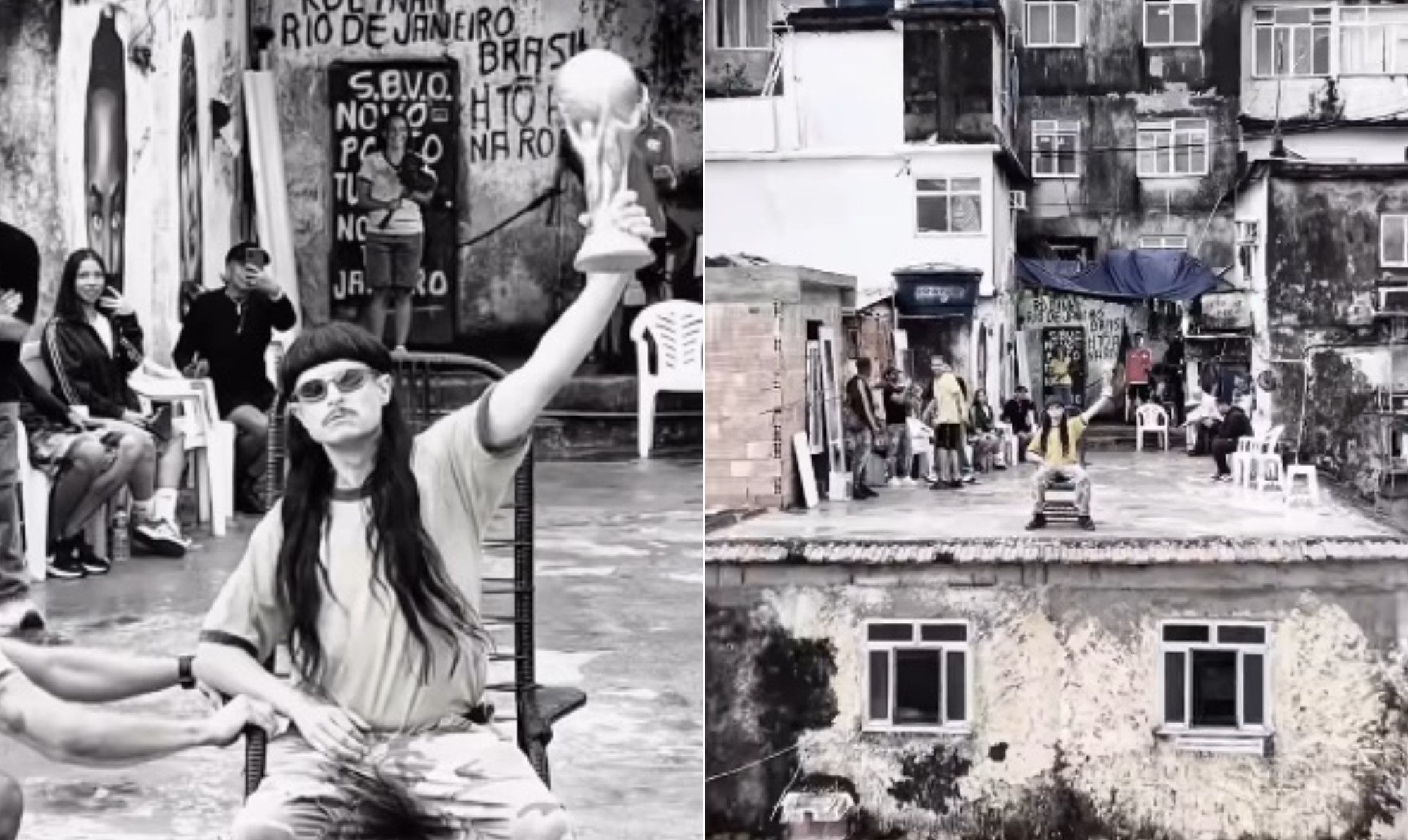 Oliver Tree fez seu 'vídeo de drone' na Rocinha antes de acidente fatal no Rio