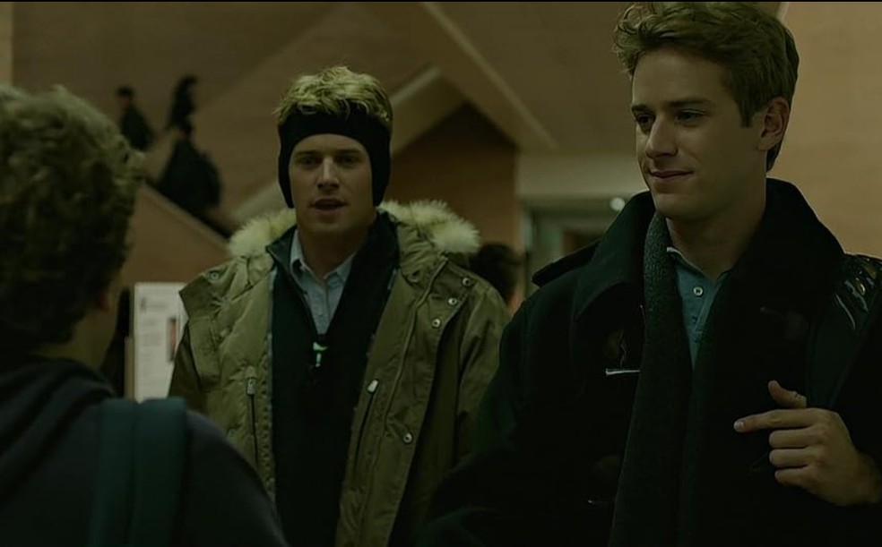 Jesse Eisenberg e Armie Hammer em'A Rede Social' (2010) — Foto: Reprodução