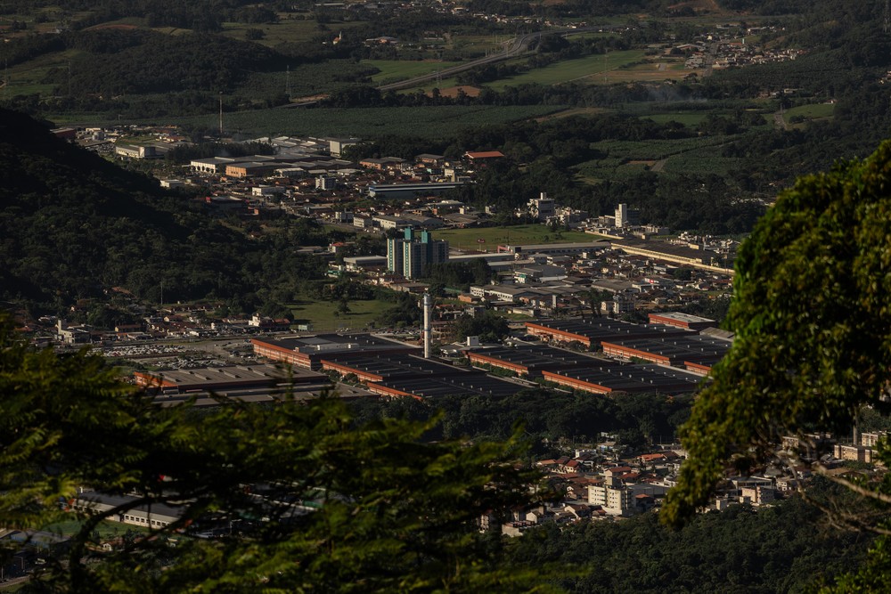 A prosperidade de Jaraguá do Sul está em grande parte atrelada à WEG — Foto: Bloomberg