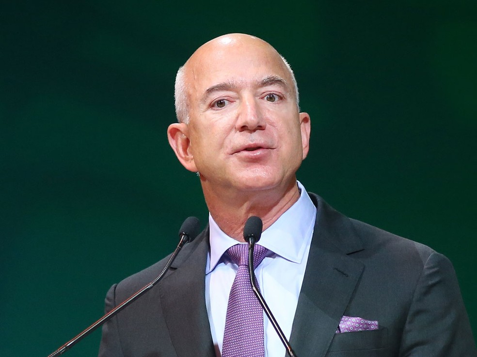 Fundador da Amazon, Jeff Bezos — Foto: Robert Perry/Bloomberg