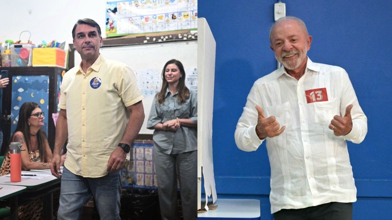 Candidatos à Presidência votam; Flávio fala em ‘campanha limpa’ e ‘mudança’, e Lula agradece mobilização e cita ‘exército da democracia’