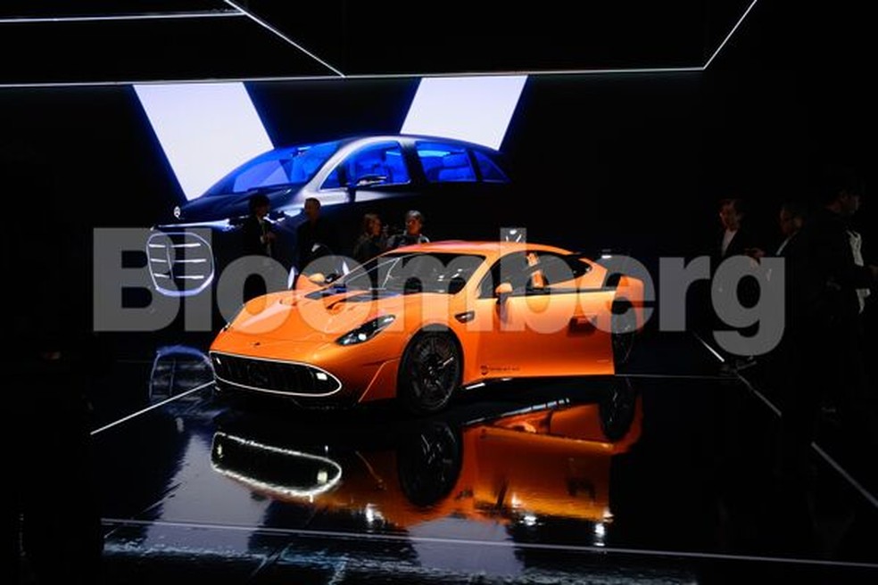 Protótipo do Mercedes-Benz AMG GT XX — Foto: Akio Kon/Bloomberg