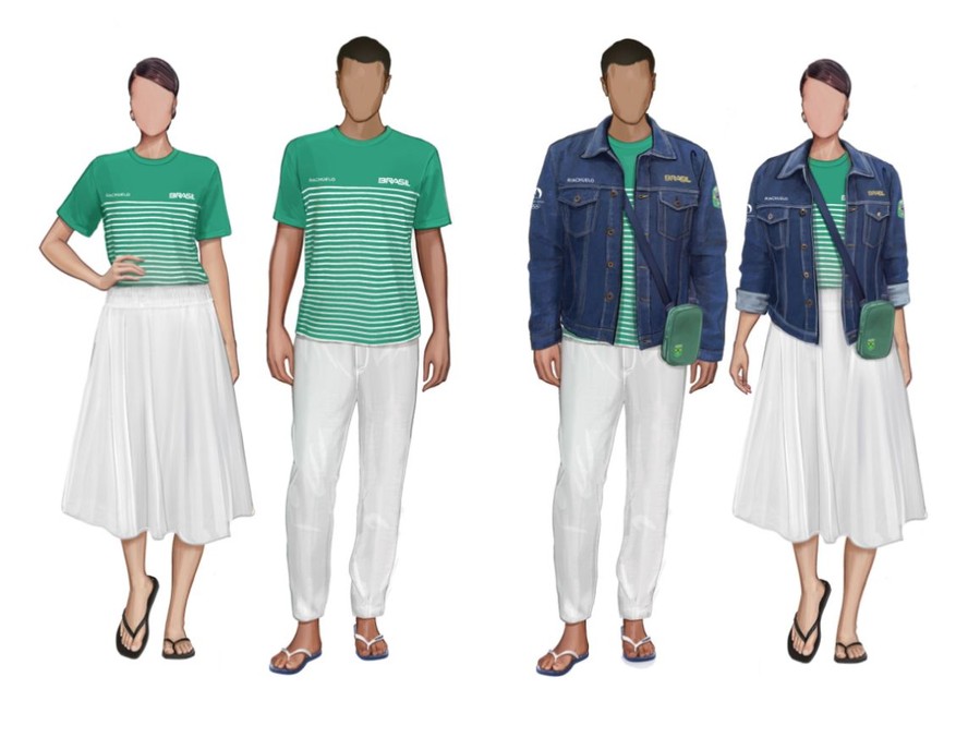 Comitê Olímpico Brasileiro apresenta novos uniformes dos atletas que vão  para as Olimpíadas de Paris