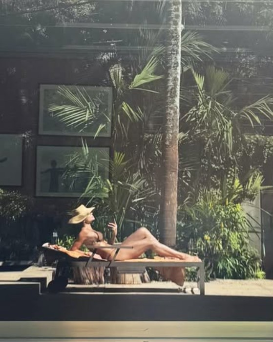 Grazi captures the sun outdoors - Photo: Reproduction