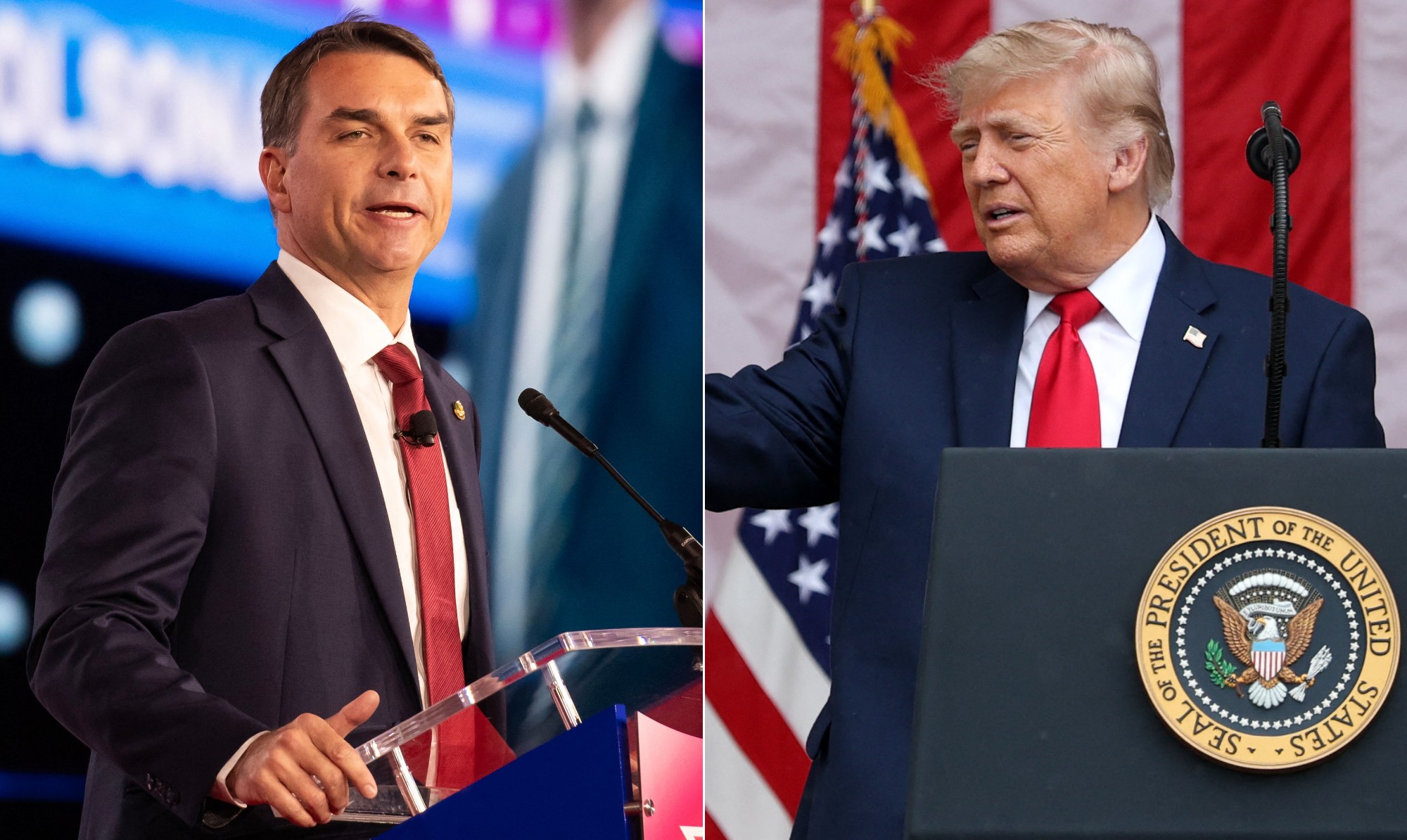 Reunião Flávio/Trump marca o início oficial da interferência dos EUA na eleição brasileira