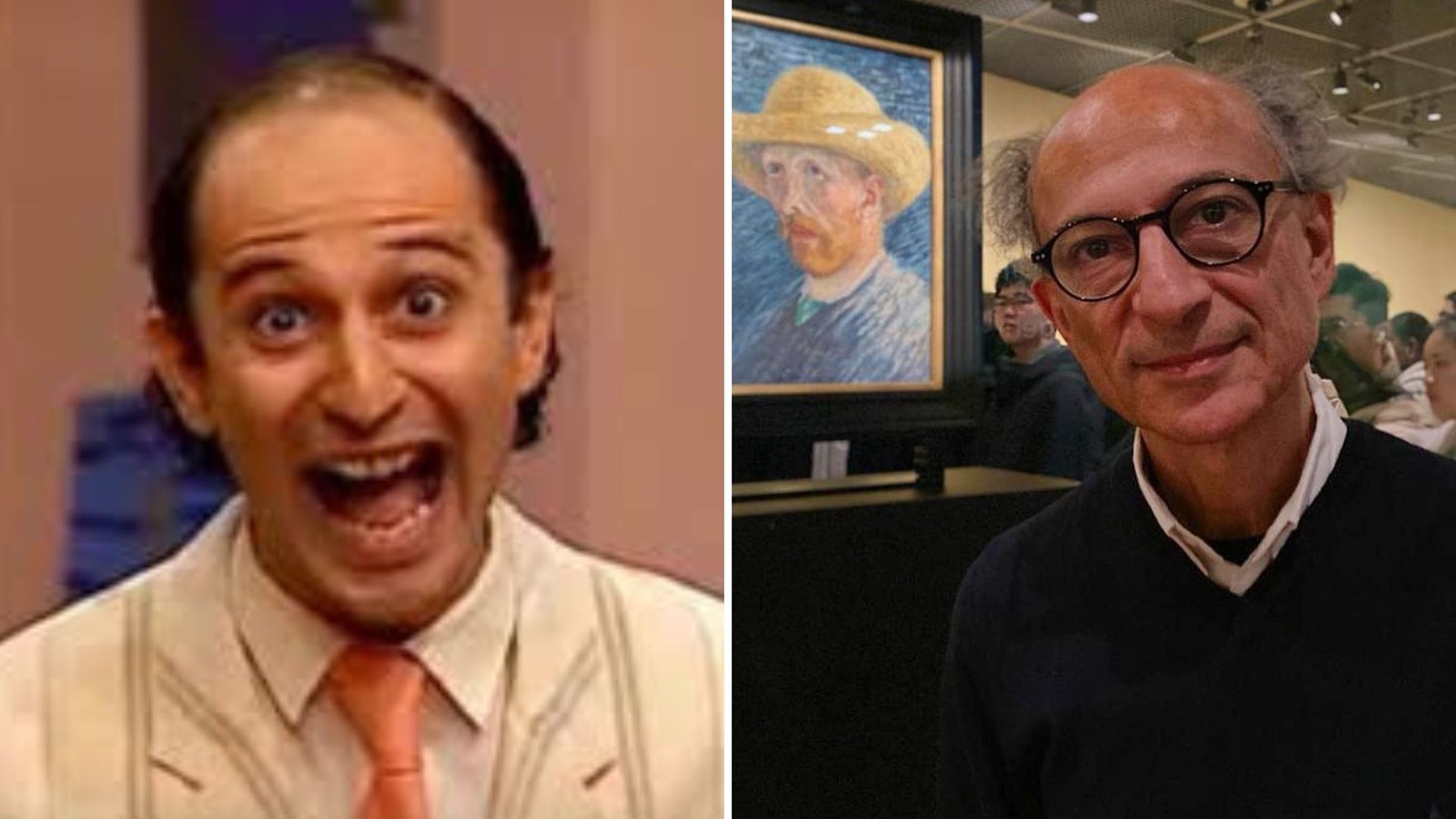 Tim Rescala, também responsável pela parte musical do programa, viveu Capilé Sorriso. Nos últimos anos, ele vem se dedicando a projetos como maestro e compositor  — Foto: Reprodução/Globo e Reprodução/Instagram