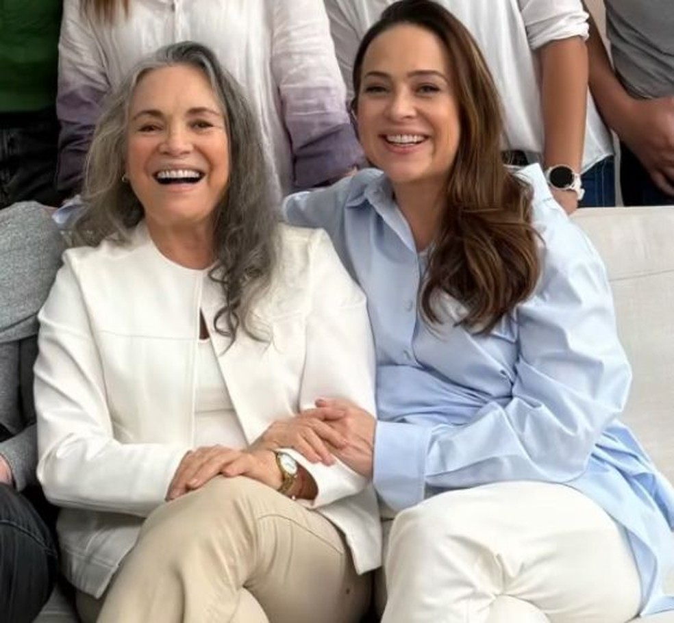 Regina Duarte e Gabriela Duarte — Foto: Reprodução