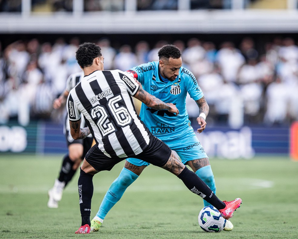 Neymar foi expulso em derrota do Santos — Foto: X/Santos
