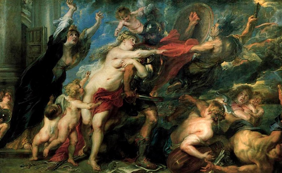 'As consequências da guerra', de Peter Paul Rubens — Foto: Reprodução