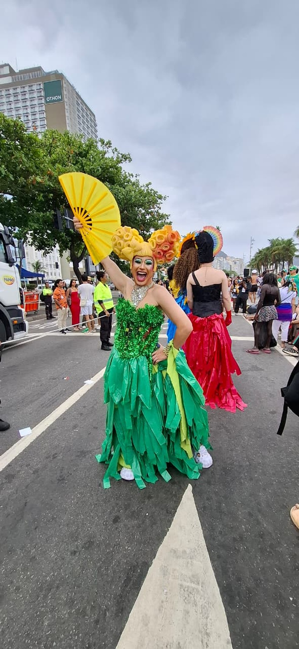 Picha Eder, from Nos do Moro, was very happy – Photography: Walter Farias