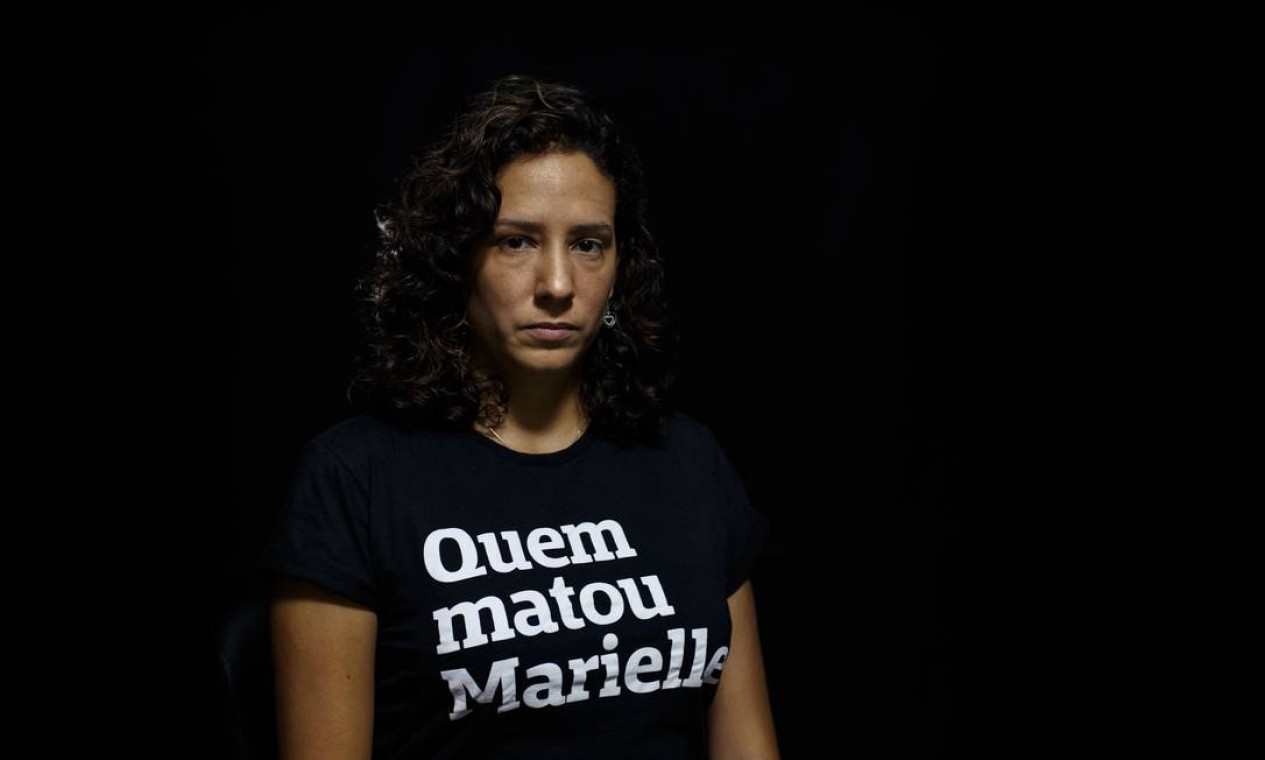 Mônica Benício, viúva da vereadora assassinada, diz não ter dúvida de que a morte de Marielle teve motivação política — Foto: Daniel Marenco / Agência O Globo