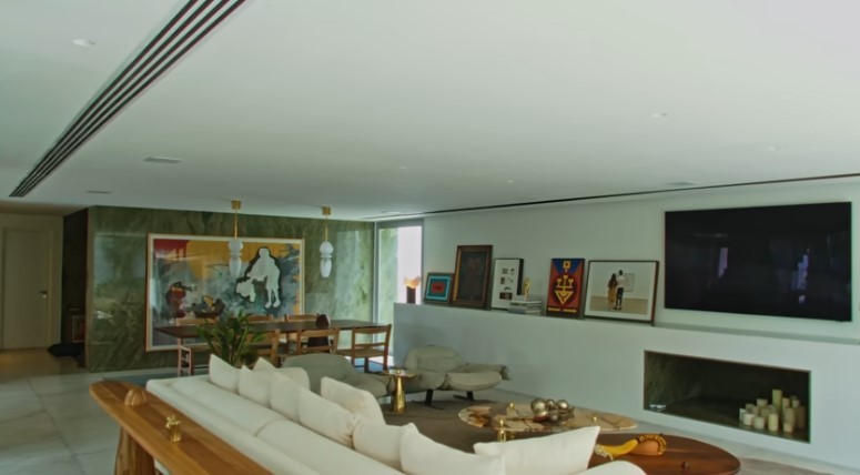 Mansão de João Vicente de Castro -foto: reprodução/YouTube Casa Vogue