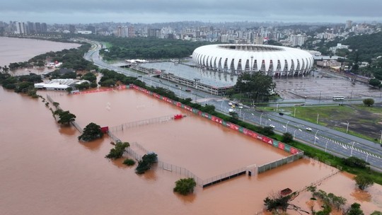 Internacional, Grêmio e Juventude pedem suspensão de jogos por 20 dias por conta das enchentes no Rio Grande do Sul