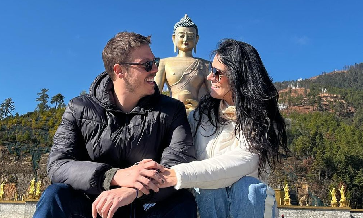 Priscila Castello Branco fala de namoro à distância com Fabio Porchat: 'Bom ter uma folguinha para sentir saudade'