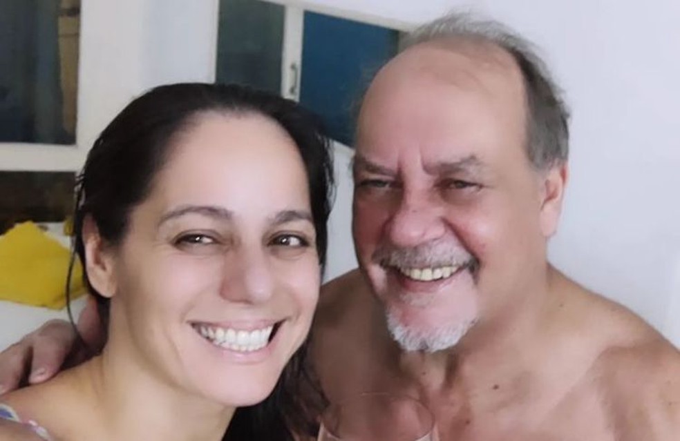 Claudia Mauro e o marido, Paulo César Grande — Foto: Reprodução/Instagram