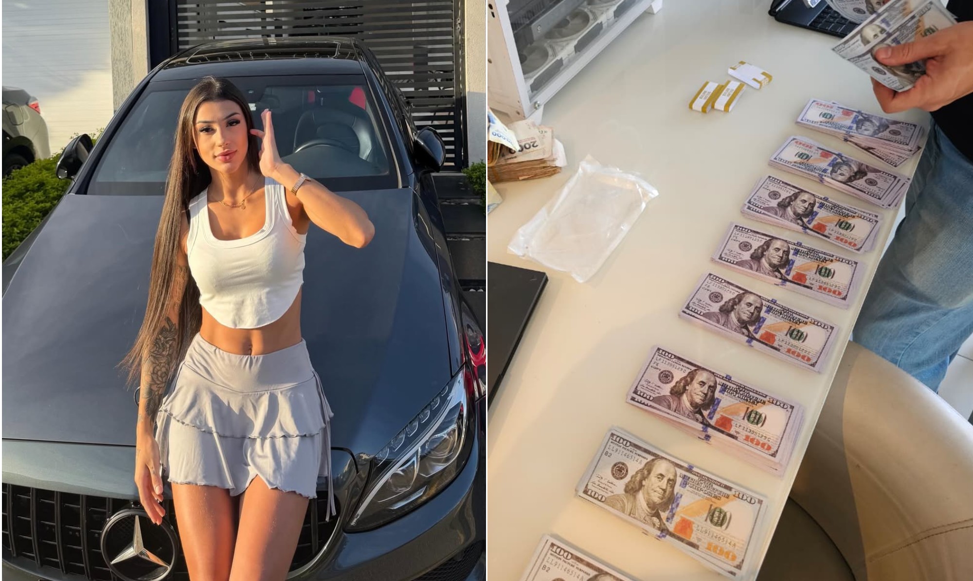 Polícia apreende 40 mil dólares em cédulas falsas na casa da influenciadora Bia Miranda