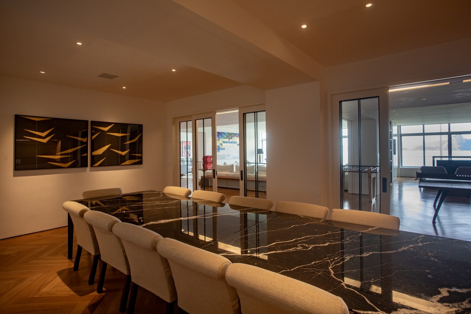 Detail of the apartment of the actress Clarice Alves and her husband, the player Marcelo — Photo: Ana Branco