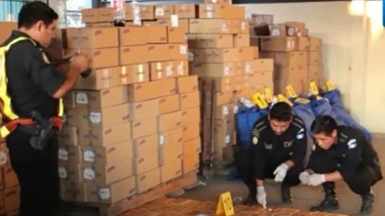 Guatemala apreende 1,3 tonelada de cocaína em contêiner vindo do Equador
