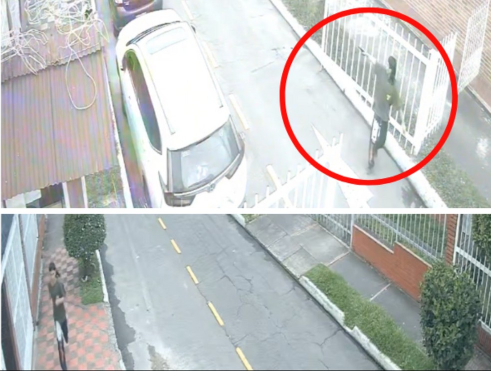 Um homem identificado como o atirador do candidato presidencial Miguel Uribe foi preso por membros do UNP — Foto: El Tiempo