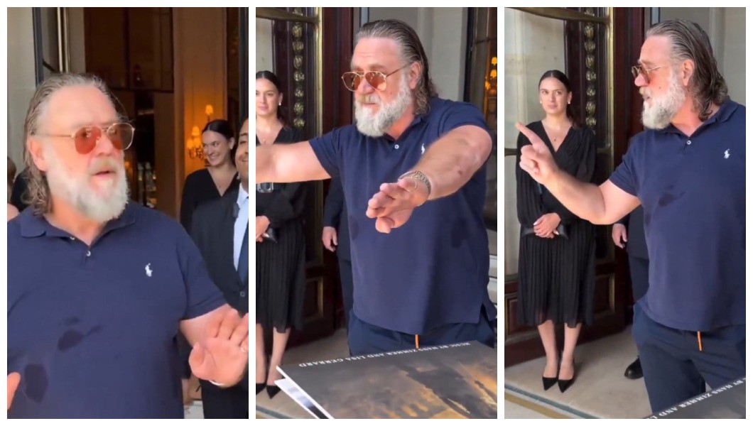 Russell Crowe usa palavrões pra estabelecer regras para autógrafos, vídeo viraliza e divide opiniões