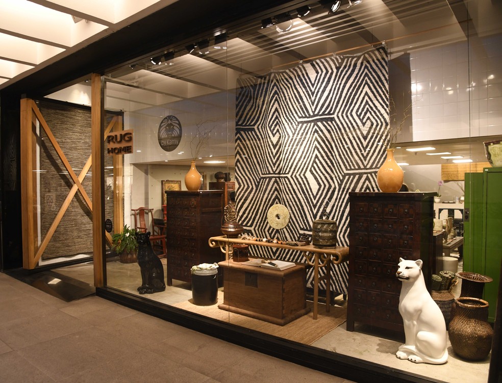 A loja de arquitetura de interiores Rug Home, no Fashion Mall — Foto: Divulgação/Ari Kayne