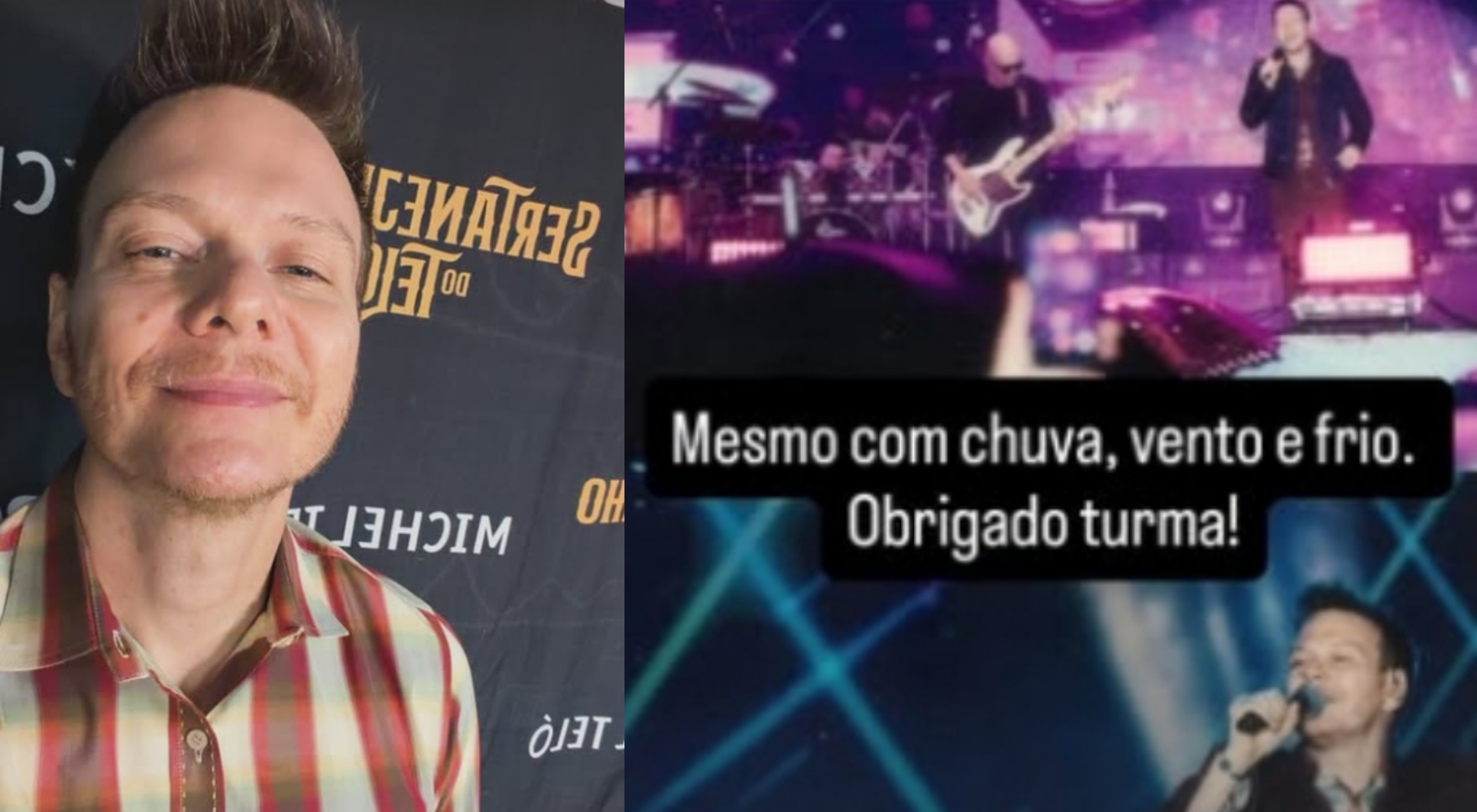 Show de Michel Teló em Vitória chama atenção por público reduzido; veja repercussão - Foto