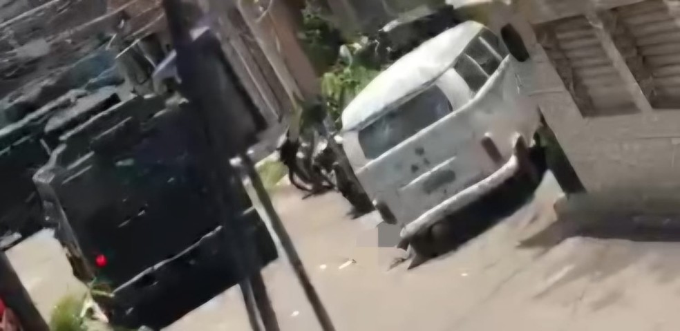 Trecho do vídeo recebido pela família de Bruno Paixão — Foto: Reprodução