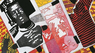 Ilustrações coloridas realizadas com nanquim, guache e caneta esferográfica sobre papel que integram a série “Modelo de armar”,   de Luis Trimano, baseada em obra do escritor argentino Julio Cortázar — Foto: Reprodução