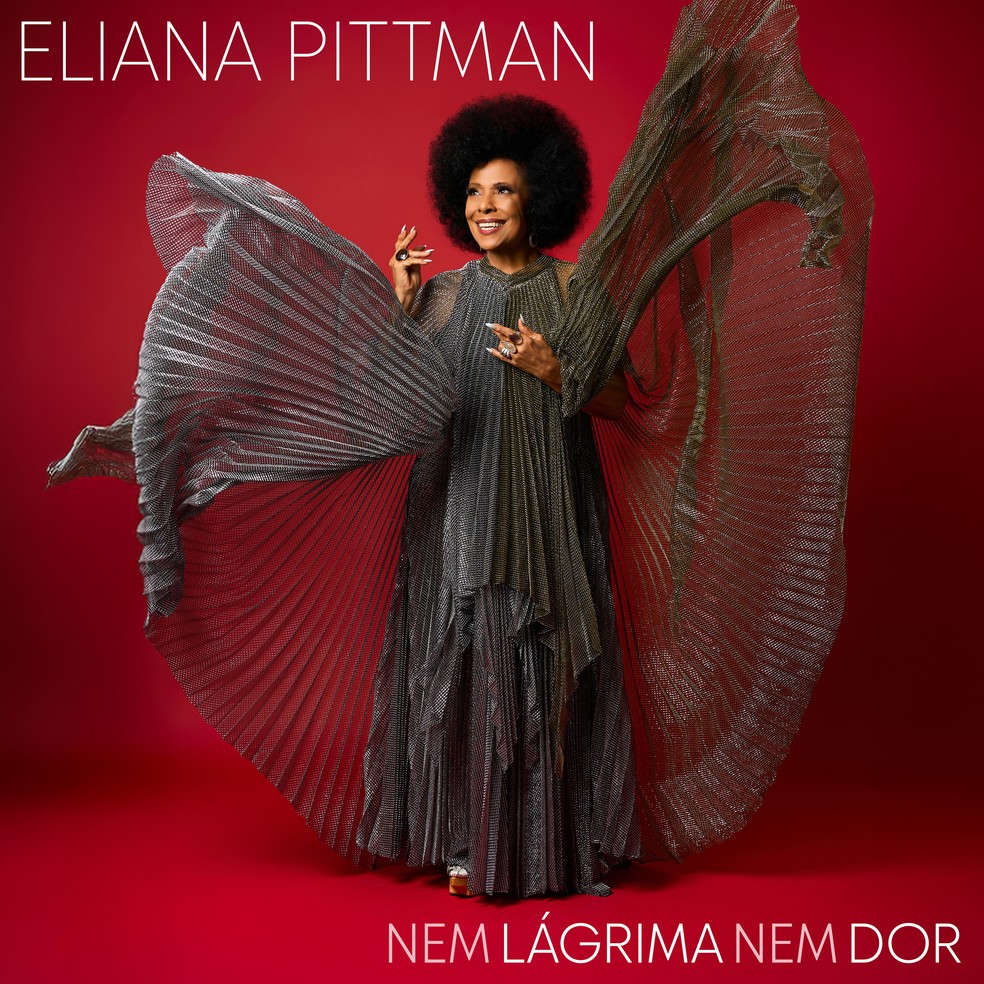 Capa do álbum "Nem lágrima nem dor", da cantora Eliana Pittman — Foto: Reprodução