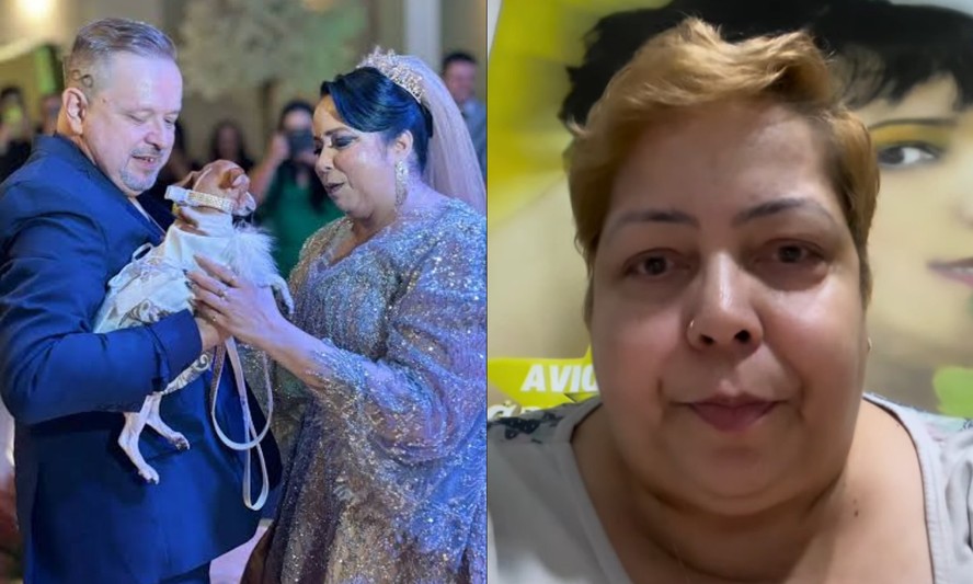 Tulla Luana e o marido, José Carlos