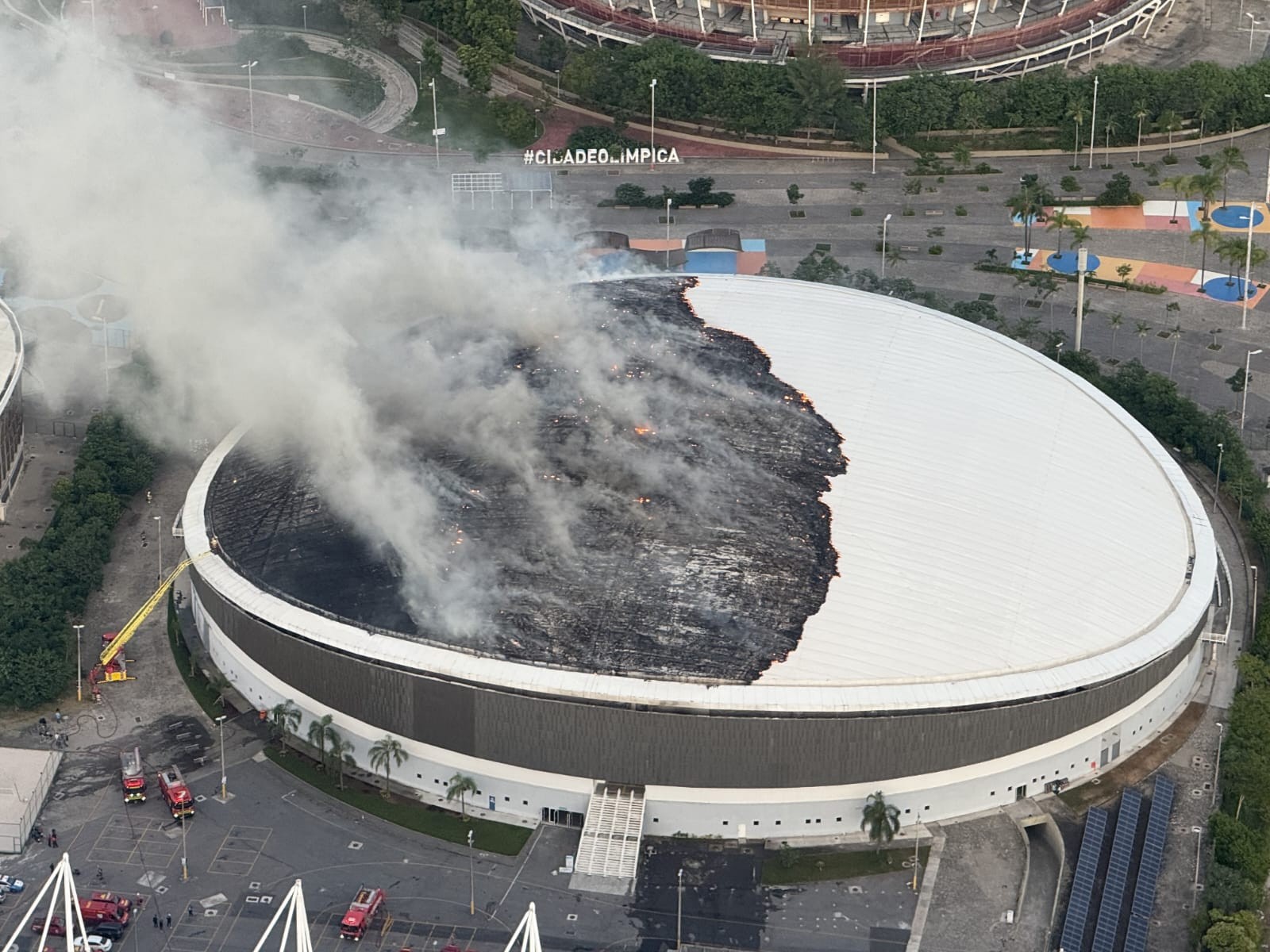 Presidente do COB lamenta incêndio no Velódromo e se coloca à disposição da Prefeitura: 'Oferecemos apoio'