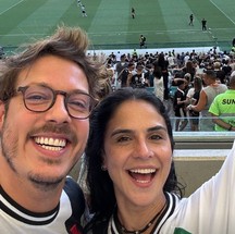 Fabio Porchat declares himself to Priscilla Castello Branco — Photo: Instagram