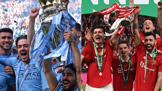 Em clássico de Manchester, United e City decidem Copa da Inglaterra com questão de honra sobre tríplice coroa